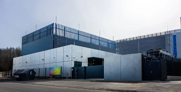 Data center of Ulm municipal utilities, exterior view