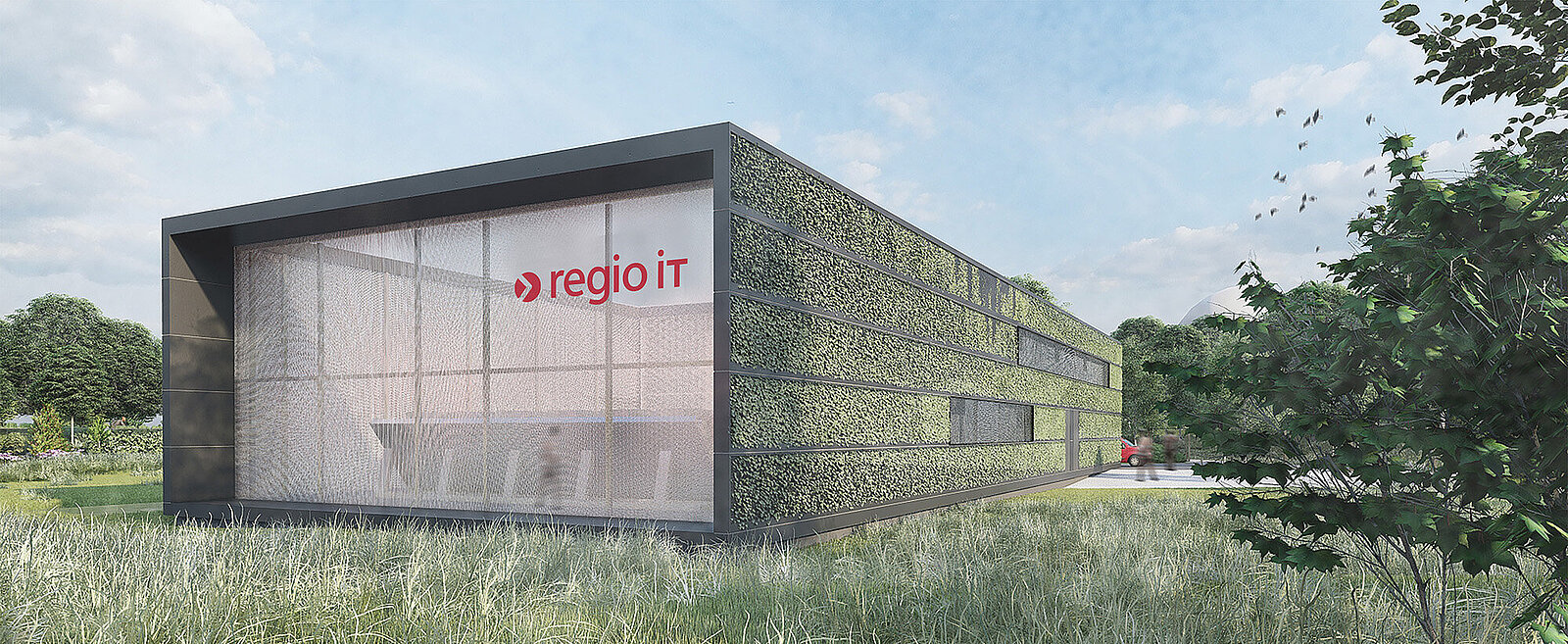 Architektenentwurf: Und so soll das neue RZ für Regio iT aussehen
