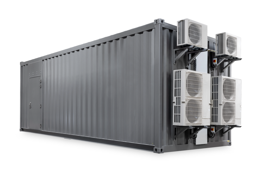 DC IT ISO Container individuell Rückansicht