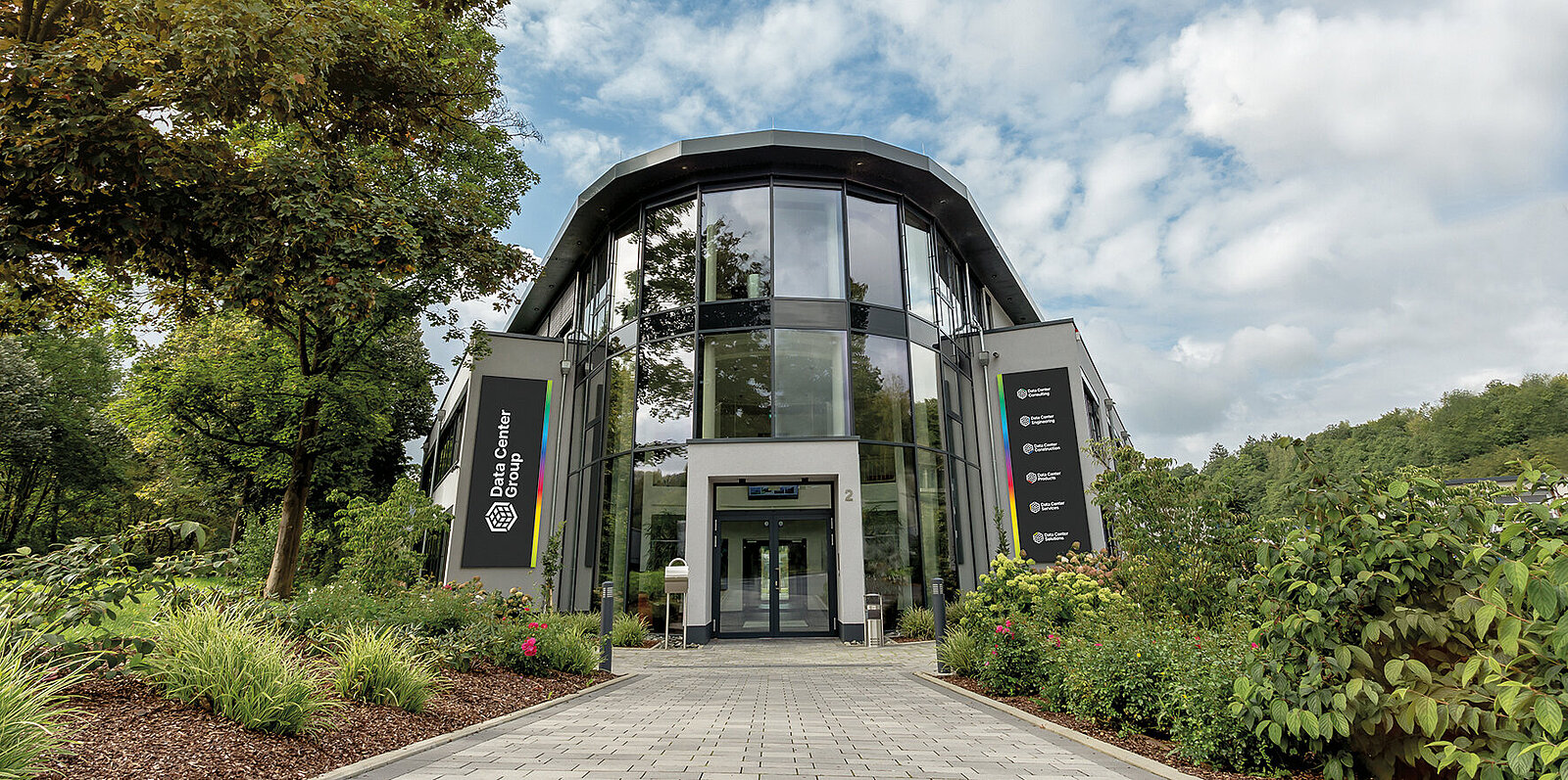 Hauptgebäude der Data Center Group in Wallmenroth