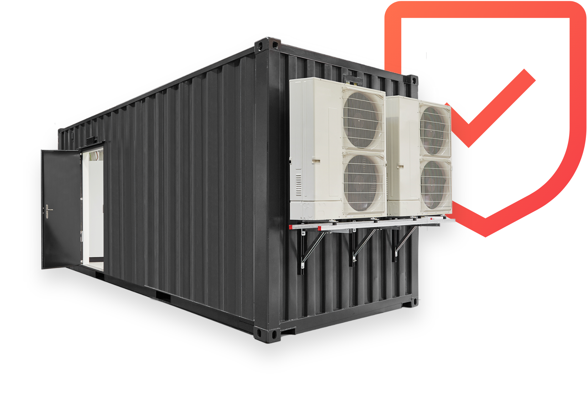 DC IT Container Rückansicht