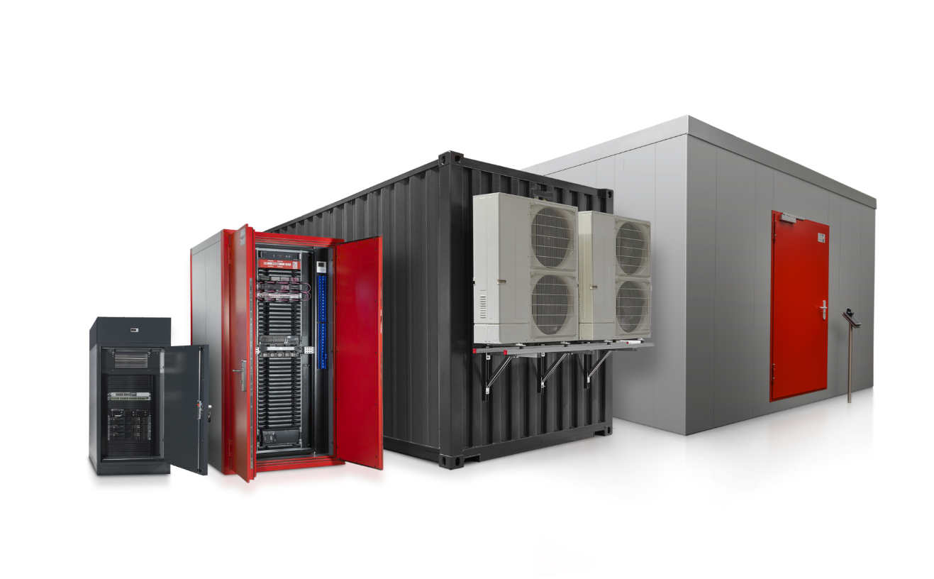 Alle Produkte der DCP auf einen Blick: Room, Safe, Container, Data Safes