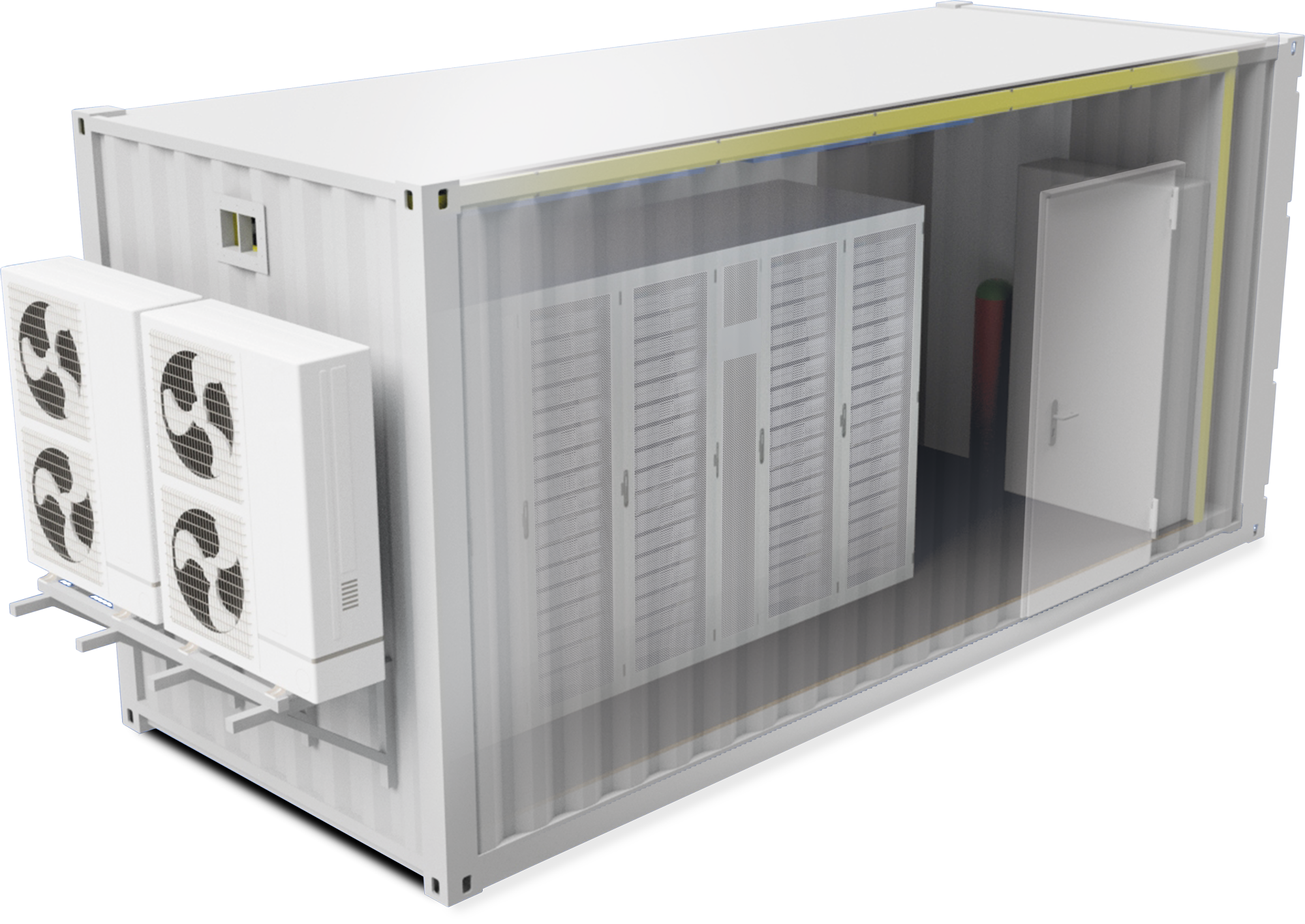DC IT Container 20ft Innenansicht