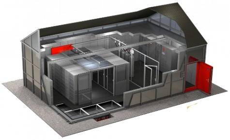 Outdoor DC IT Room Granite Grafik
